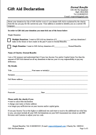 Gift Aid Form